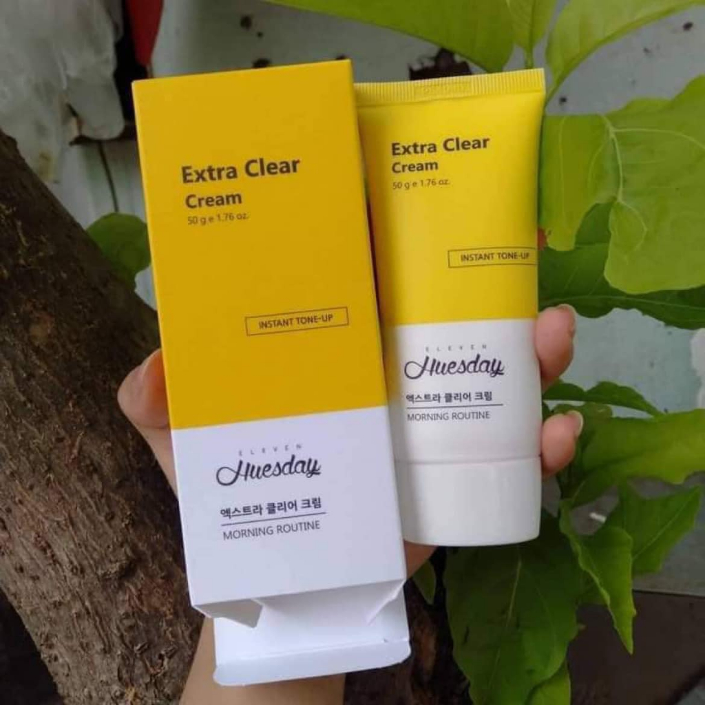 Kem Nám Huesday Extra Clear Dưỡng Trắng, Mờ Thâm Cream 50ml - Ảnh 3