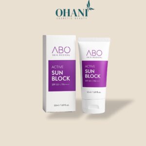 Kem Chống Nắng ABO Active Sun Block SPF50+ PA++++ – Bảo Vệ Da Tối Ưu, Kiềm Dầu, Làm Dịu Da – 50ml
